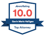 Gavin Halligan 10/10 Avvo Rating